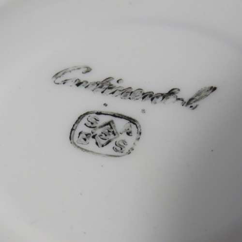 SA Medical Corps cup and saucer - damaged cup