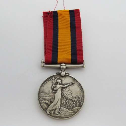 Boer War QSA Queen South Africa medal - name removed