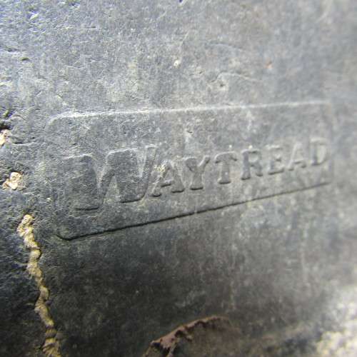 Pair of SADF leather boots - size 276 - looks like a 9 - well used