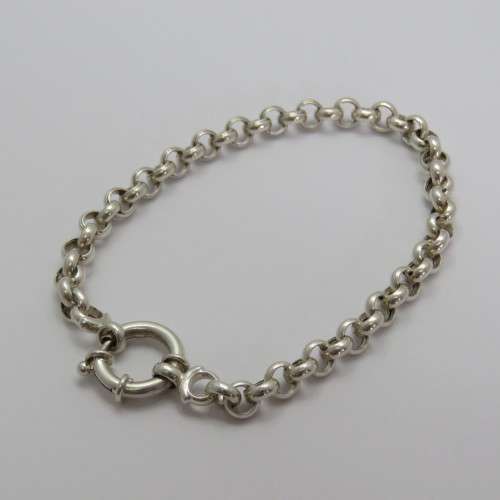 Sterling silver Belcher chain bracelet - Weighs 7,4 g