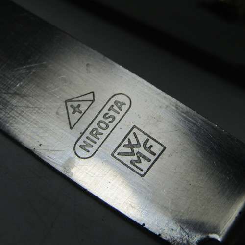 Set of 21 WMF silver plated cutlery pieces - forks, knives, cake forks, gravy spoon and pickle forks