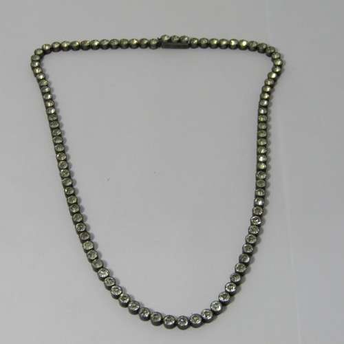 Vintage Diamante fashion Jewellery bracelet and necklace