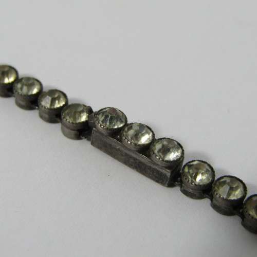 Vintage Diamante fashion Jewellery bracelet and necklace