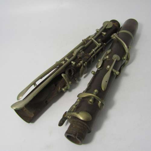 Vintage partial wooden flute for spares