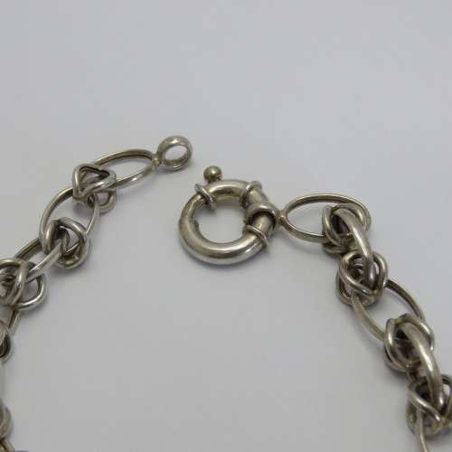 Sterling silver necklace - Weighs 37,3 g - Length 50 cm