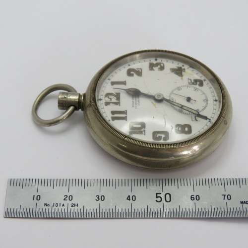 Vintage Wolf Bros Cape Town pocketwatch for spares - No winder - Runs and stops
