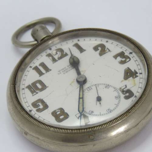 Vintage Wolf Bros Cape Town pocketwatch for spares - No winder - Runs and stops