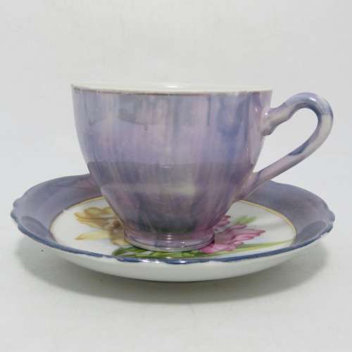 Vintage porcelain cup and saucer