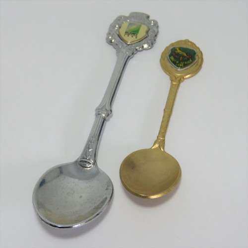 Lot of 2 Springboks 1995 Rugby World cup spoons