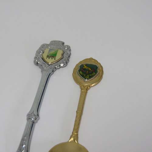 Lot of 2 Springboks 1995 Rugby World cup spoons