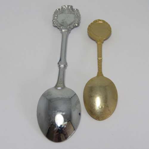 Lot of 2 Springboks 1995 Rugby World cup spoons