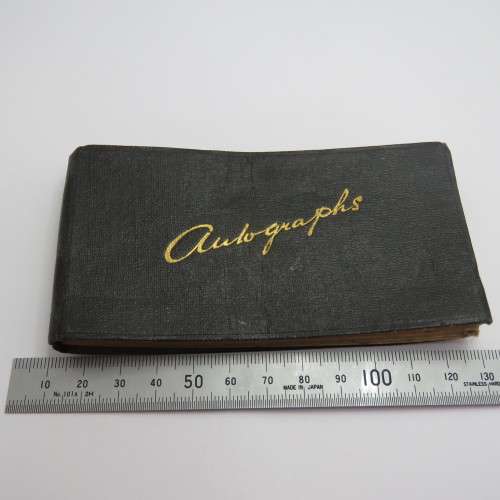 Antique John Walker and Co. Autographs booklet - Empty