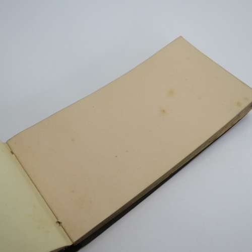 Antique John Walker and Co. Autographs booklet - Empty