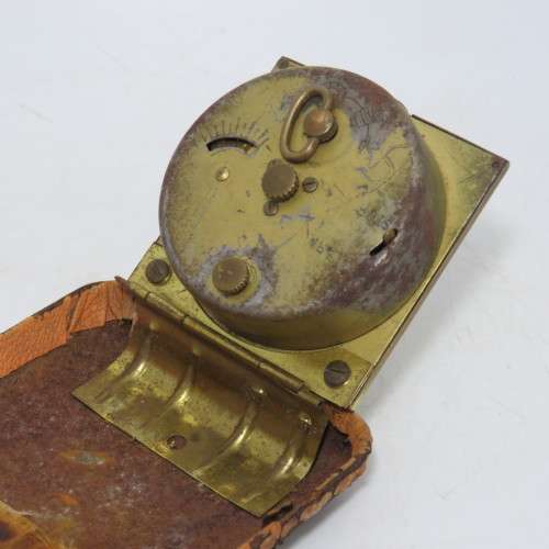 Vintage Europa bedside travelling alarm clock - Not working - Well used