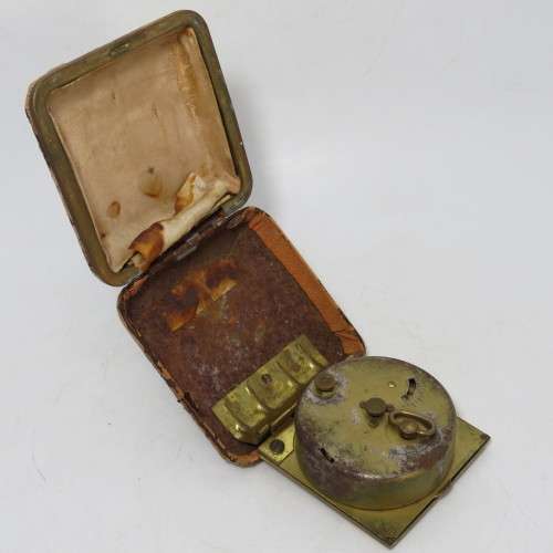 Vintage Europa bedside travelling alarm clock - Not working - Well used