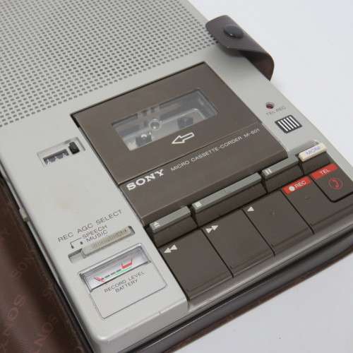 Vintage Sony Micro cassette - Corder - M-601 - Not tested - Very good condition