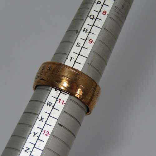 Ring made from 1921 East Africa penny - Size U 1/2