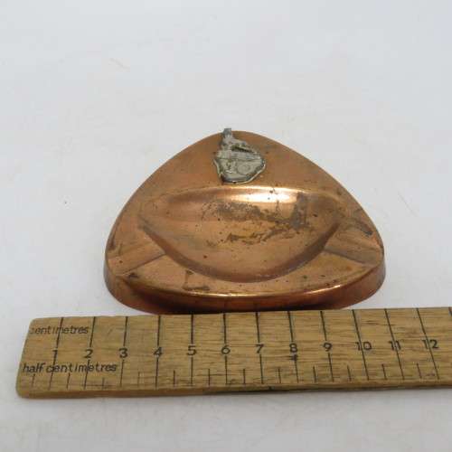 South Africa 10 Year Republic Festival copper ashtray