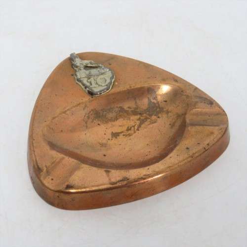 South Africa 10 Year Republic Festival copper ashtray