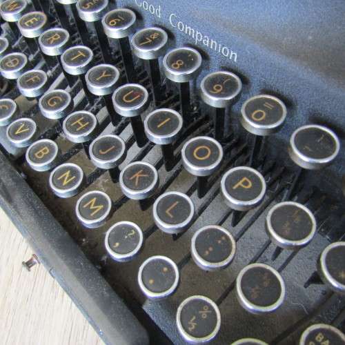 Imperial ` The Good Company ` typewriter with Cape Times markings