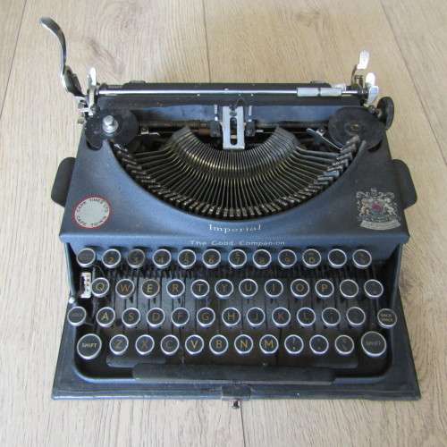 Imperial ` The Good Company ` typewriter with Cape Times markings