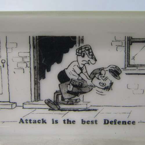 Vintage Andy Capp cartoon resin paperweight - chipped