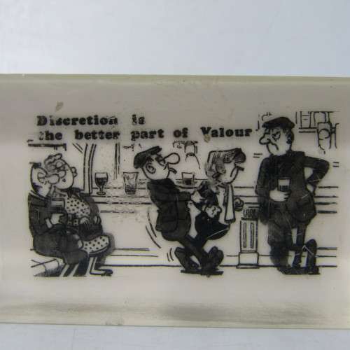 Vintage Andy Capp cartoon resin paperweight