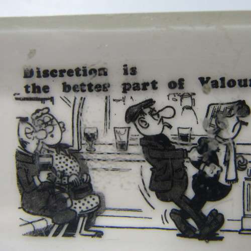 Vintage Andy Capp cartoon resin paperweight