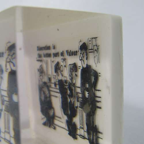 Vintage Andy Capp cartoon resin paperweight