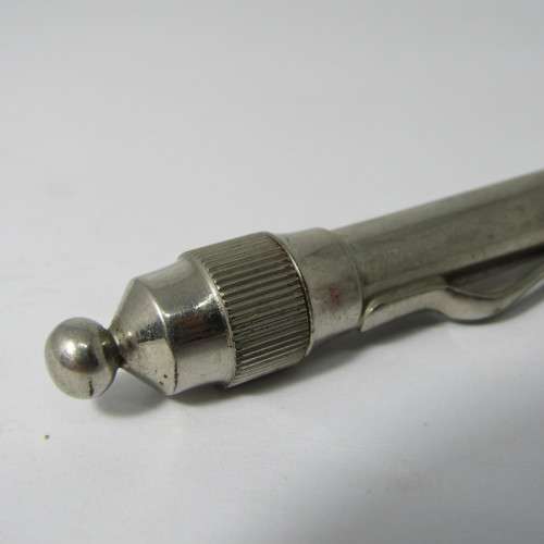 Vintage Chiron doctors thermometer in metal casing