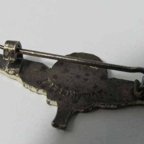 GQ Parachute metal wings badge