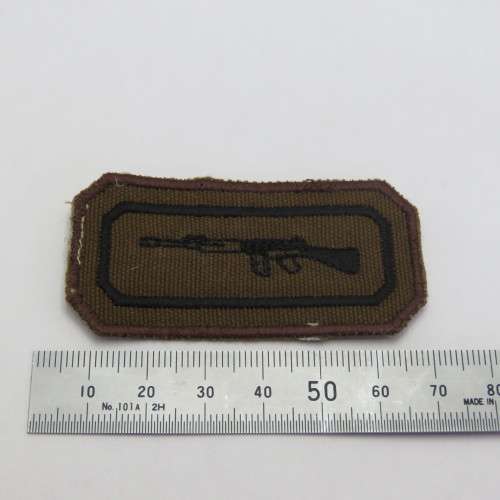 SADF Nutria marksman cloth badge