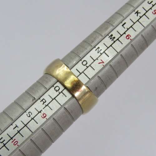 9kt Gold Mabe pearl ring - Weighs 4,5 g - Size P