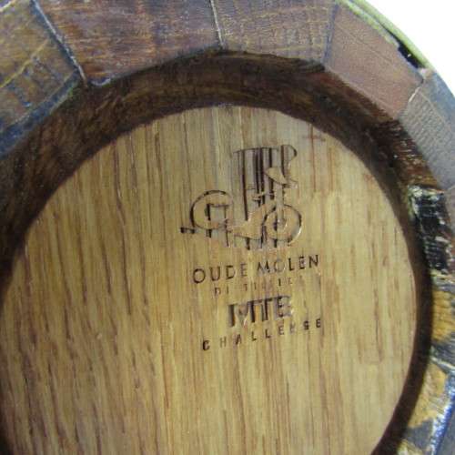 Small Wooden wine barrel with brass tap