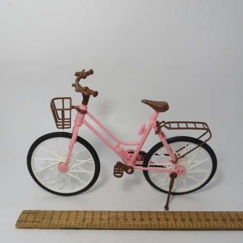 Plastic doll house bicycle