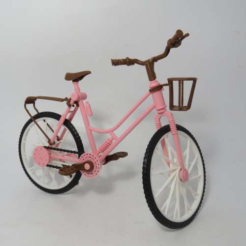 Plastic doll house bicycle