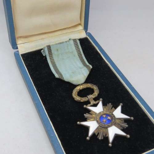 Latvia Order of the three stars medal - 5th class knight - With box