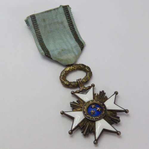 Latvia Order of the three stars medal - 5th class knight - With box