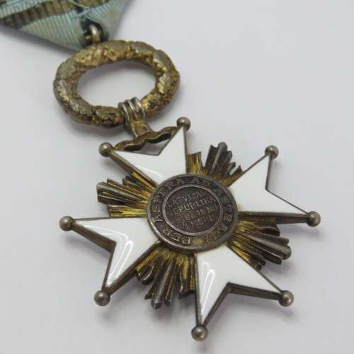 Latvia Order of the three stars medal - 5th class knight - With box