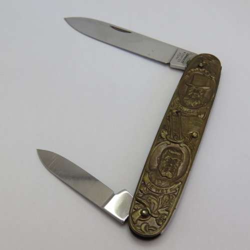 Kruger and De Wet brass pocket knife by Inox