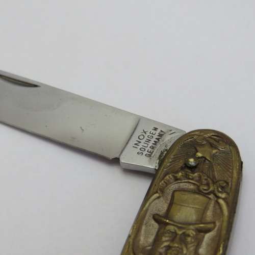 Kruger and De Wet brass pocket knife by Inox