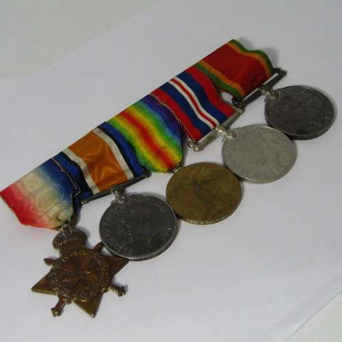 WW1 / WW2 Medal set awarded to 1906 Lance Corporal S. Murton, 18th London Regiment