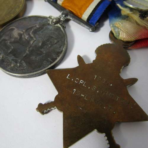 WW1 / WW2 Medal set awarded to 1906 Lance Corporal S. Murton, 18th London Regiment