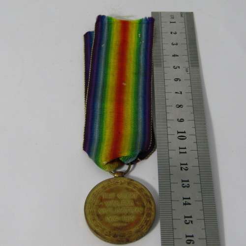 WW1 Victory medal issued to Lieutenant A. Milligan 3rd Cameron Highlanders with dog tags