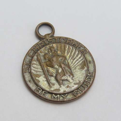 Vintage St. Christopher pendant