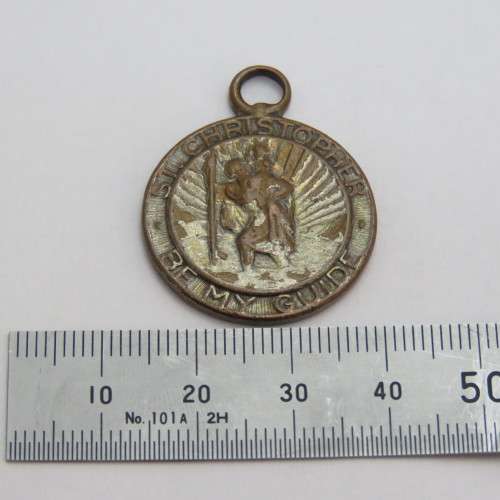 Vintage St. Christopher pendant