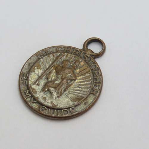 Vintage St. Christopher pendant