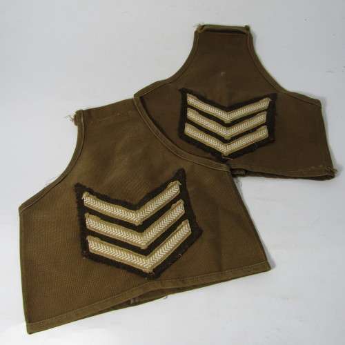 Pair of SADF Sergeant rank brassards