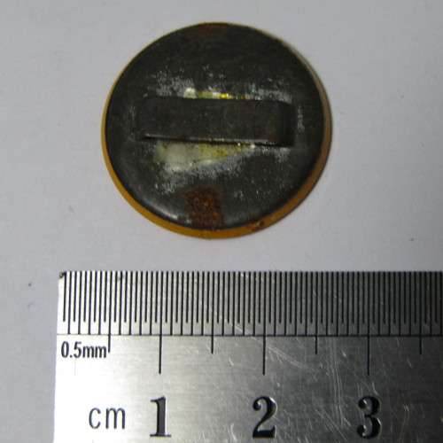 1956 Springbok Rugby tour Pieter du Toit tinnie badge