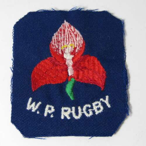 Vintage WP Rugby cloth badge
